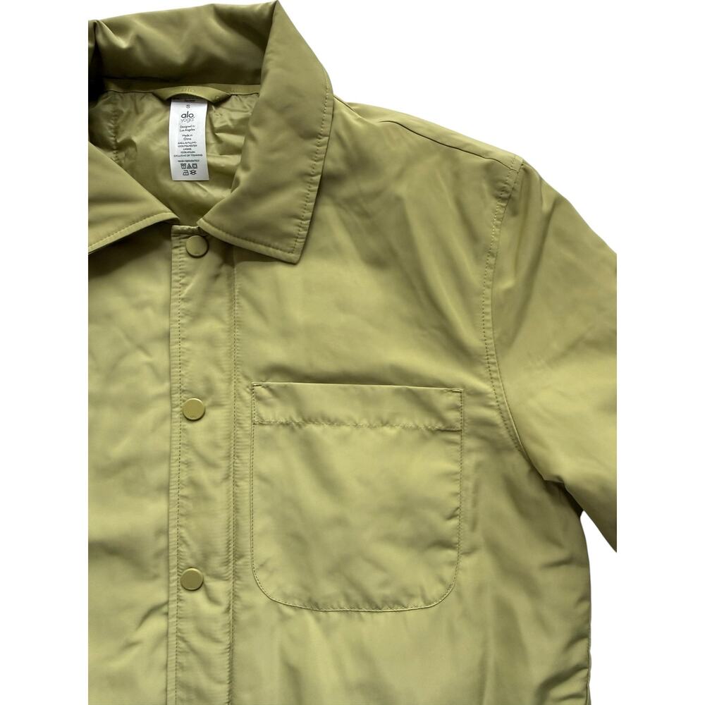 Alo Yogo Legend Jacket In Wasabi Size Small - Picture 7 of 9